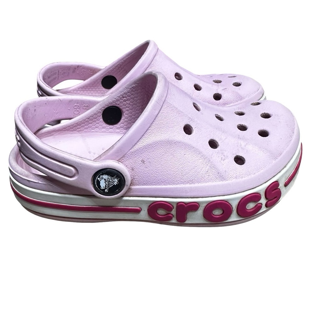 CROCS Bayaband Clog Orchid Pink Purple Size 9 Children’s Slip On Comfort Water